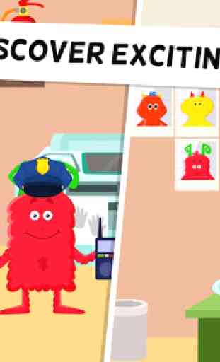 My Monster Town - Police Station Games for Kids 4