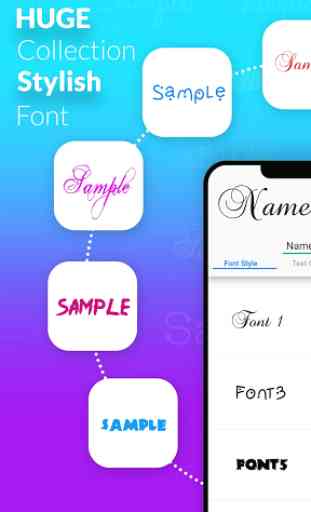 Name art / Focus Filter / Name Card Maker 4
