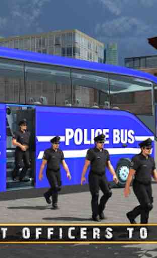 Police Bus Driving Game 3D 3