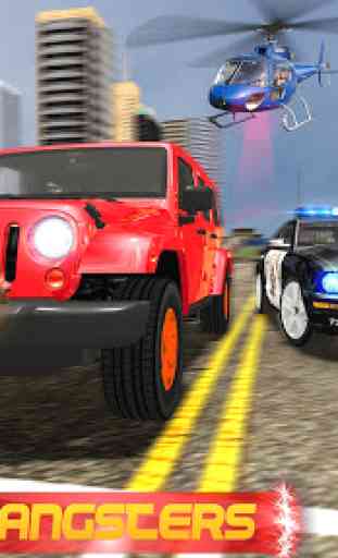 Real Police Gangster Car Chase: Driving Simulator 2