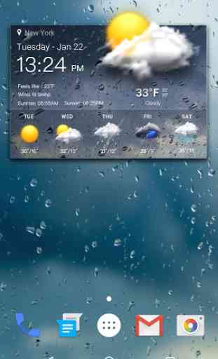 Real-time weather forecasts 1