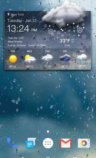 Real-time weather forecasts 2