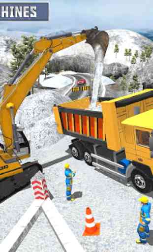 Snow Heavy Excavator Simulator 2019 3