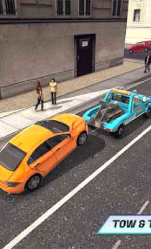Tow Truck Car Transporter Driving And Parking 4