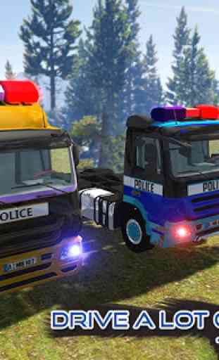 US Police Tow Truck Transport  Simulator Game 2019 4