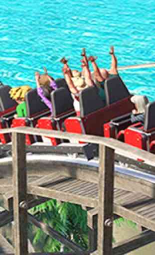 VR Water Roller Coaster Theme Park Ride 1