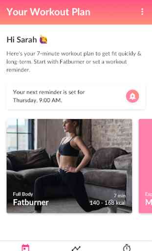 WeBurn: Women Home Workouts, Fitness Plan & Coach 3