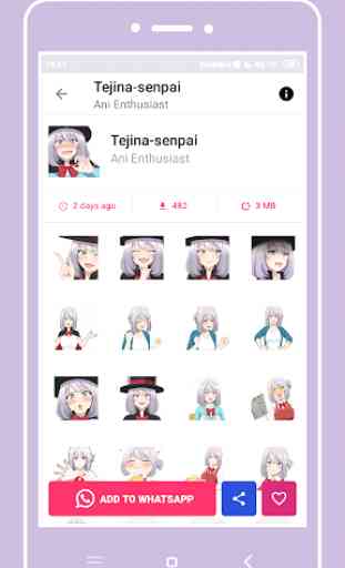 +1000 Anime Stickers For WhatsApp (WAStickerApps) 2