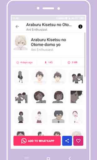 +1000 Anime Stickers For WhatsApp (WAStickerApps) 4