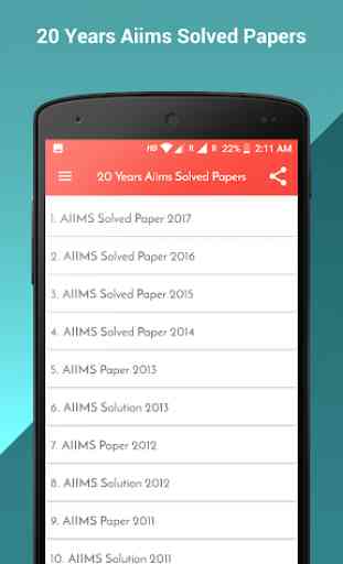 24 Years AIIMS Solved Papers Offline 1