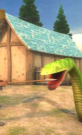 3D Angry Anaconda snakes attack simulator 2019 3