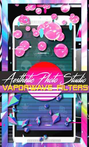 Aesthetic Photo Studio - Vaporwave Filters 1
