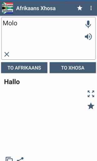 Afrikaans Xhosa Translator 2