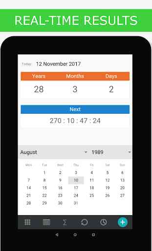 Age Calculator - Date & age, Birthday countdown 2