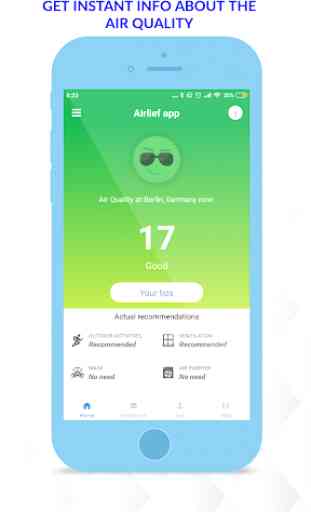AirLief - Personal Air Pollution Monitor & Adviser 1