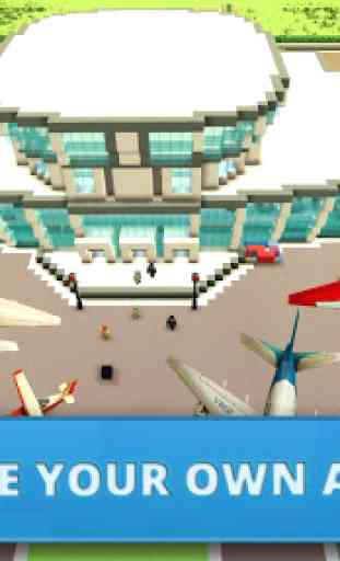 Airport Craft: Fly Simulator Boys Craft Building 2