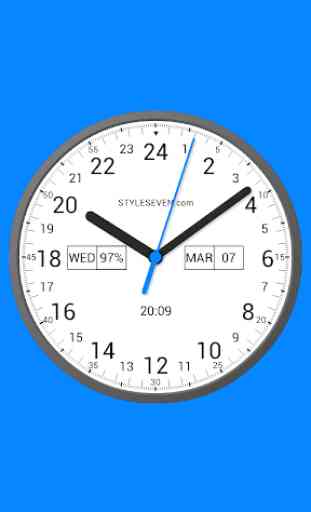 Analog Clock 24-7 1