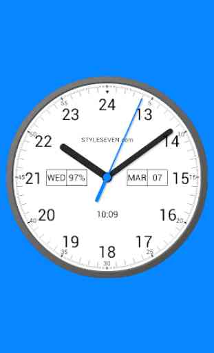 Analog Clock 24-7 3