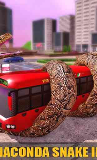 Angry Anaconda Snake City Attack 2