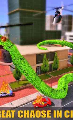 Angry Anaconda Snake City Attack 3
