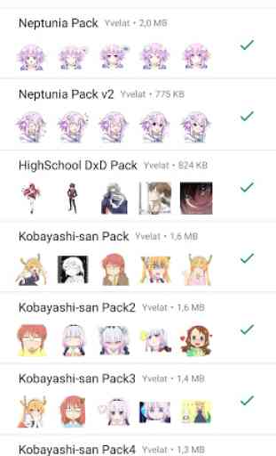 Anime Stickers for WhatsApp - by Yvelat 1