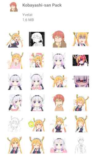 Anime Stickers for WhatsApp - by Yvelat 2