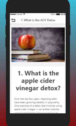 Apple Cider Vinegar Detox 2