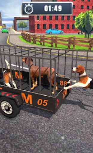 ATV Bike Dog Transporter Cart Driving: Dog Games 1