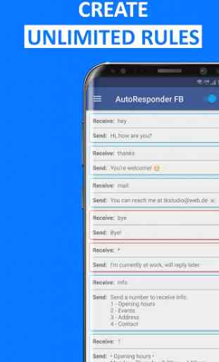 AutoResponder for FB Messenger - Auto Reply Bot 3