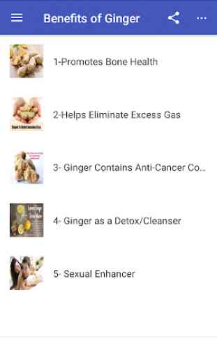 Benefits of Ginger 1