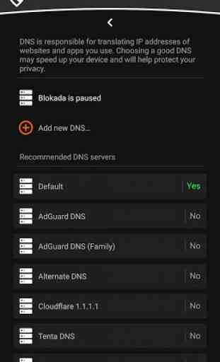 Blokada Slim (DNS changer and VPN) 2