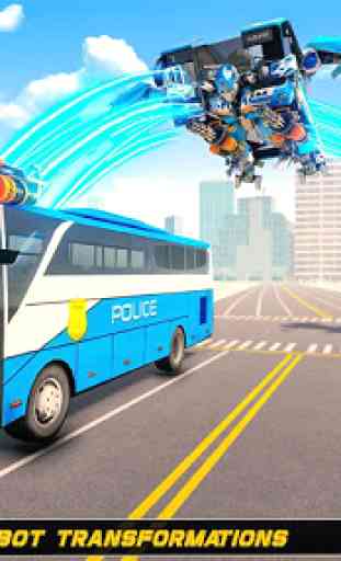 Bus Robot Car Transform War –Police Robot games 1