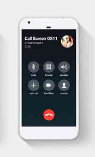 Call Screen Theme OS 11 Phone 8 2