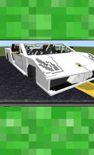 Cars Mod for Minecraft PE 1