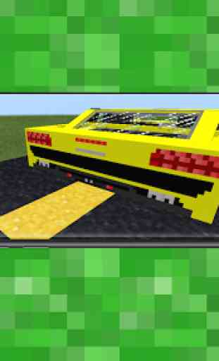 Cars Mod for Minecraft PE 2
