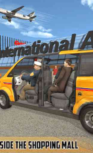 City Traffic Taxi Car Driving: Airport Taxi Games 1