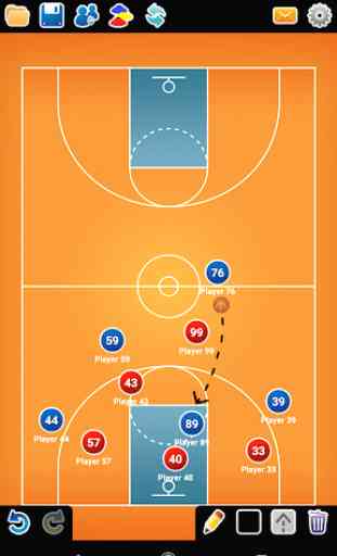 Coach Tactic Board: Basketball 1