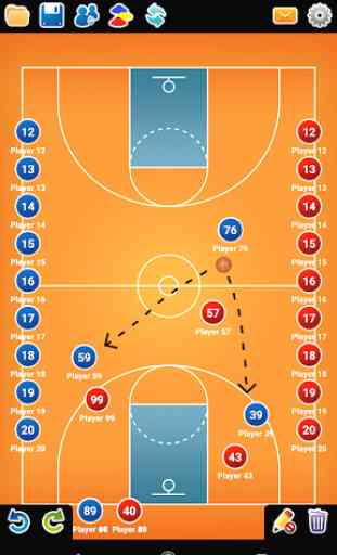 Coach Tactic Board: Basketball 4
