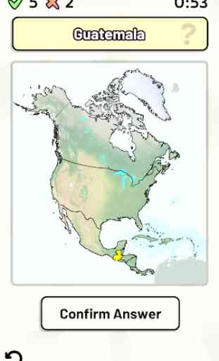 Countries of North America Quiz 1