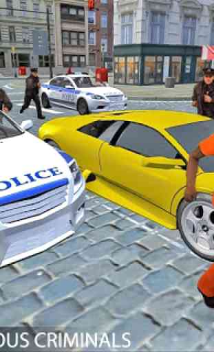 Drive Police Car Gangsters Chase : Free Games 1