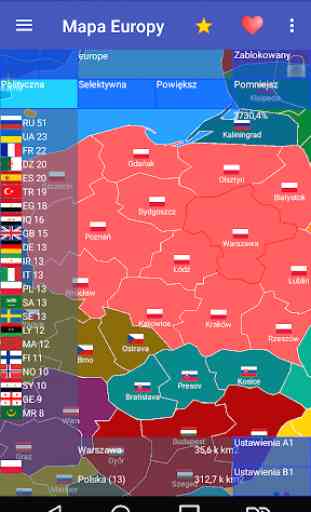 Europe map free 1