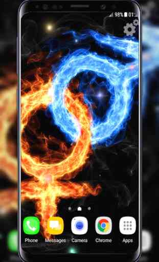 Fire and Ice Live Wallpaper 2