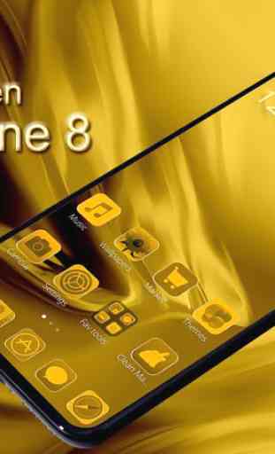 Golden Theme for Phone 8 2