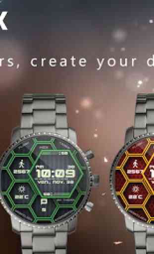 Hex Watch Face & Clock Widget 2