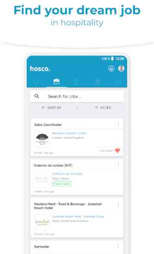 Hosco: Hotel, Culinary, and Tourism Jobs App 1