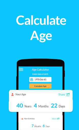 How Old Am I? Age App:Birthday, Age Calculator App 1