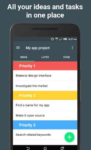 Ideas Tracker: Project & Tasks 1