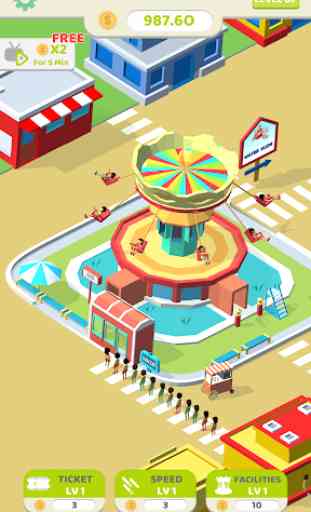 Idle Amusement Park - Tycoon Game 1