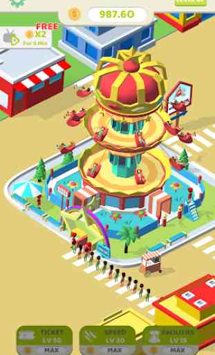 Idle Amusement Park - Tycoon Game 2