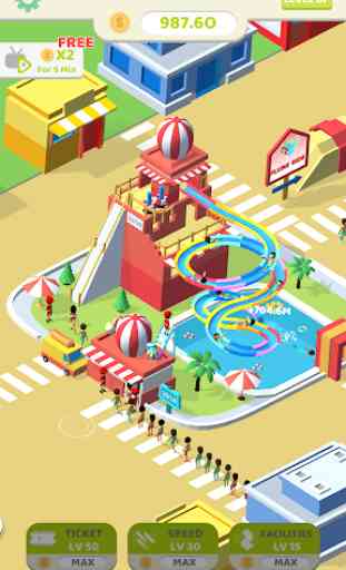 Idle Amusement Park - Tycoon Game 4